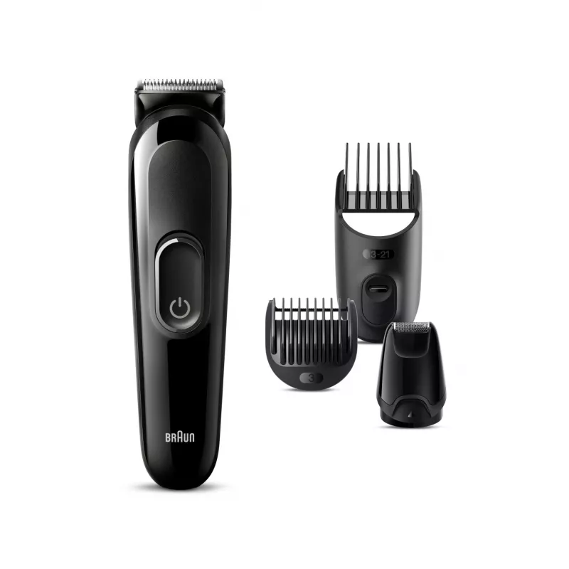 Aparador multiusos Braun MGK 3420 All-in-One, kit 6 em 1 para rosto, cabelo, nariz e ouvidos