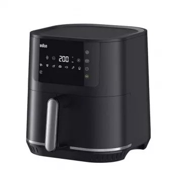 Fritadeira de ar quente Braun MultiFry 5 HF 5034I, 6 L, preto, ecrã tátil digital