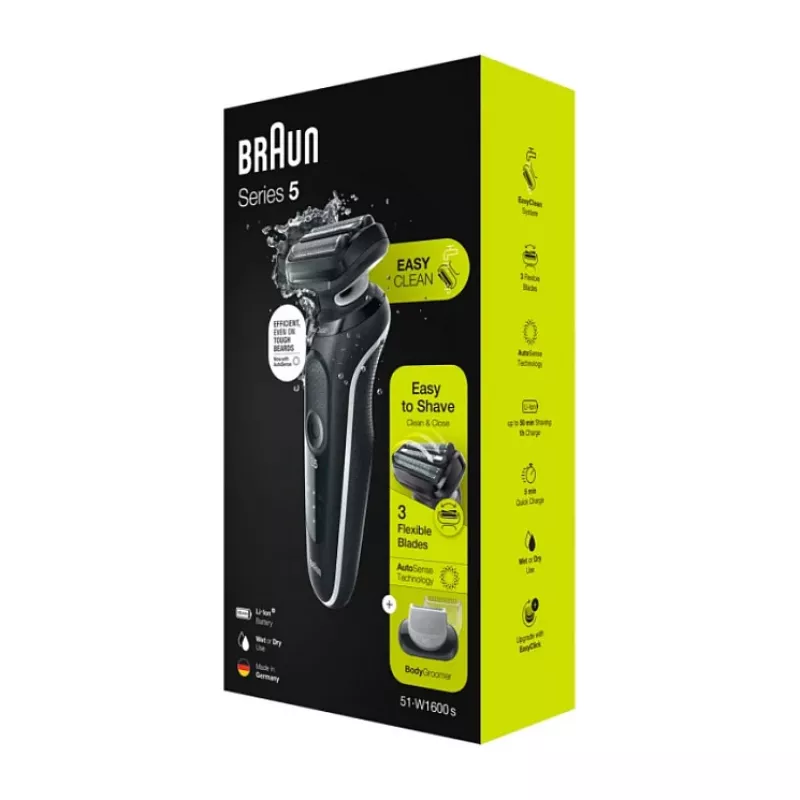 Braun Oral-B iO5 Series 51-W1600S Escova de dentes elétrica, preta, 5 modos, Bluetooth