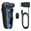 Máquina de barbear elétrica Braun Series 61 - B1000s Molhado & Seco Azul