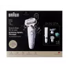 Braun Silk-épil 9 Flex SkinSpa SES9-481 3D depiladora, Wet & Dry, branco/dourado