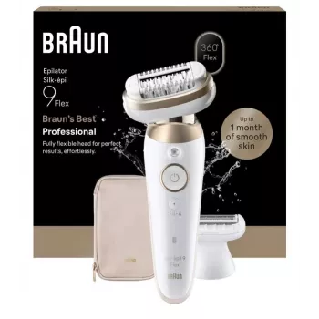 Braun Silk-épil 9 Flex 9-030 depiladora dourado branco