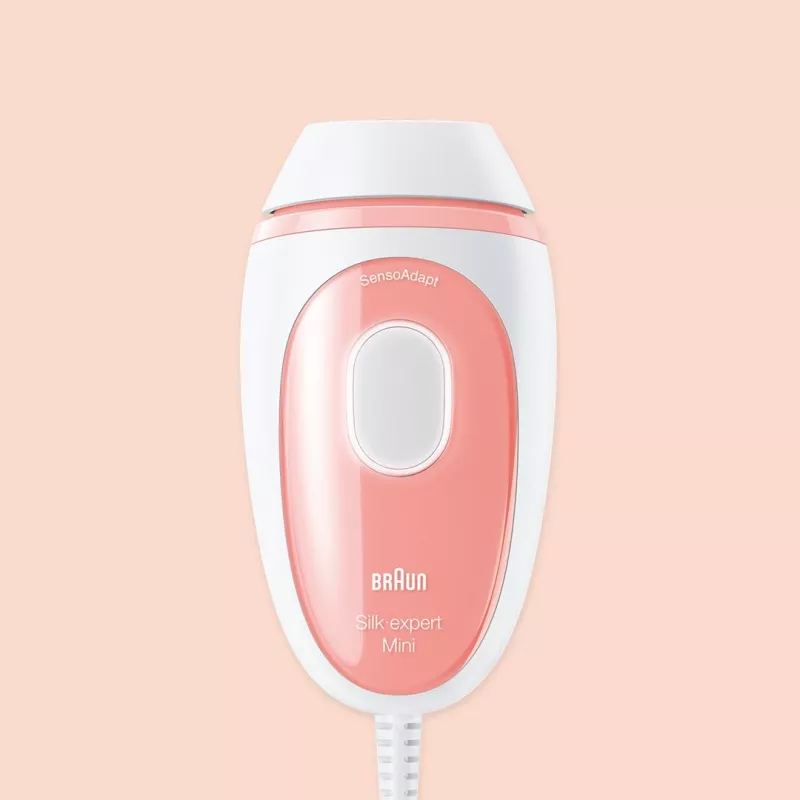 Braun Silk-expert PL1000 Depiladora de Luz Pulsada Intensa (IPL) Rosa, Branco