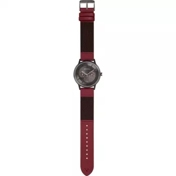 Relógio de homem Breil TW1737 35mm aço inoxidável quartzo analógico mostrador preto bracelete prateada