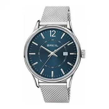 BREIL TW1560 Relógio de quartzo homem 44 mm Mostrador preto Pulseira de pele