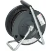 Brennenstuhl 30m IP44 tambor de cabo H07RN-F 3G2.5 com 3 tomadas tipo E, proteção térmica, cabo azul, tambor preto