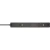 BRENNENSTUHL régua de tomadas 6 tomadas com 1x USB-C, 1x USB-A, proteção contra sobretensão 13.500 A, cabo de 2 m, preto/antracite