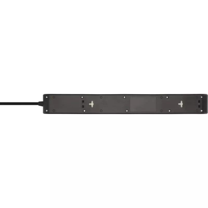 BRENNENSTUHL régua de tomadas 6 tomadas com 1x USB-C, 1x USB-A, proteção contra sobretensão 13.500 A, cabo de 2 m, preto/antracite
