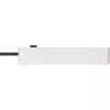 BRENNENSTUHL Connect Ecolor régua de tomadas WLAN 3 tomadas (branco/preto, cabo de 1,5 m, controlo por voz, temporizador, app)