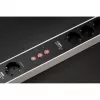 Régua de tomadas inteligente Wi-Fi Brennenstuhl Connect Ecolor 4 tomadas (branco/preto, cabo de 1,5 m, controlo por voz, temporizador, app)