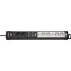 Régua de tomadas WLAN BRENNENSTUHL Connect Premium-Line 6 tomadas (preto/cinzento claro, 3m, temporizador, controlo por voz)