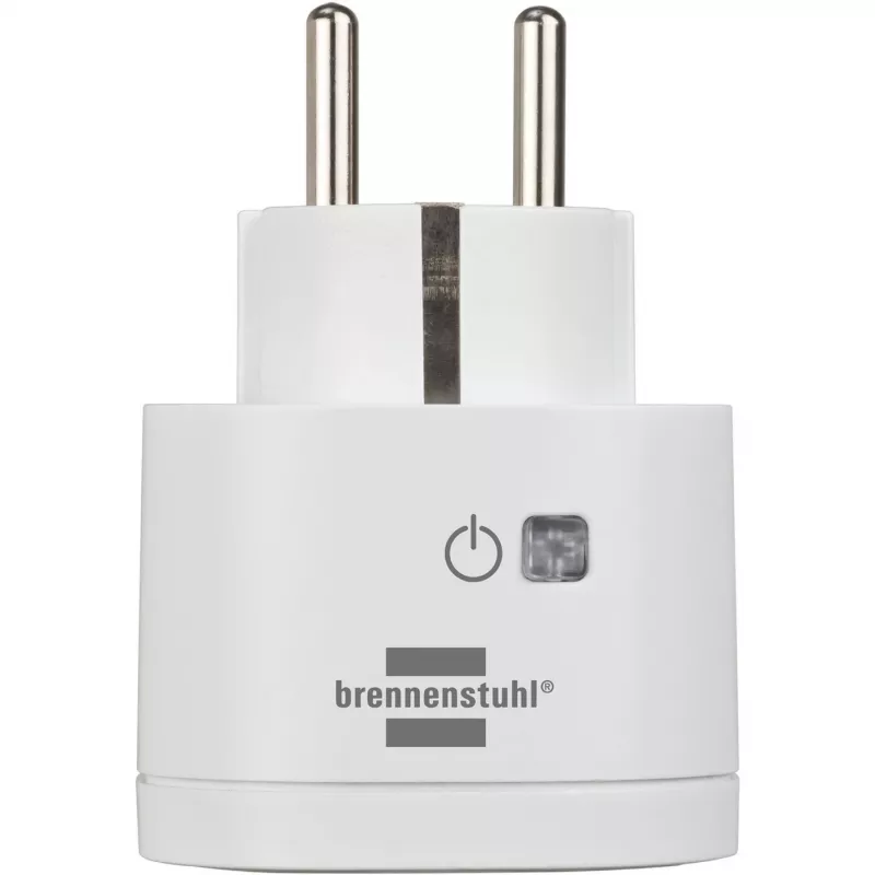 Brennenstuhl Connect Tomada inteligente WiFi WA 3600 XS02, branco, controlo por voz, temporizador, app