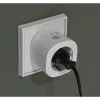Brennenstuhl Connect Tomada inteligente WiFi WA 3600 XS02, branco, controlo por voz, temporizador, app