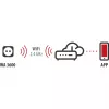BRENNENSTUHL Connect WiFi Smart Plug WA 3600 XS03 exterior, preto, controlo por voz, temporizador, app