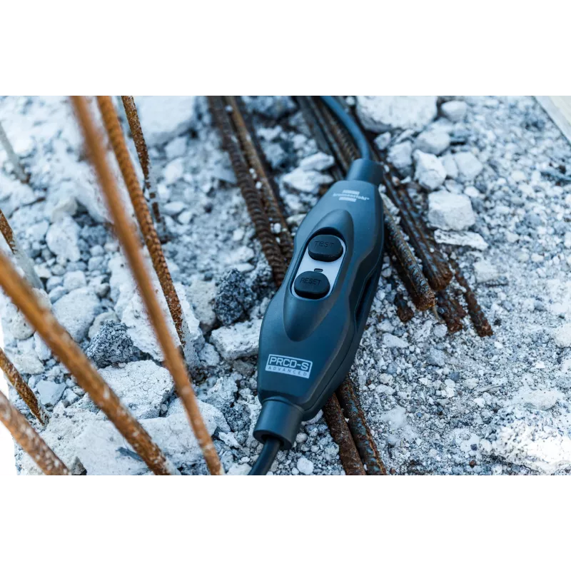Dispositivo de proteção diferencial portátil Brennenstuhl PRCD-S Advanced, 230 V, 16 A, 30 mA, IP55, cabo de 1,5 m