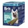 Snacks dentários BRIT Premium by Nature Dog Dental L – sabor a frango, mastigáveis dentários para raças grandes, 28 unid.
