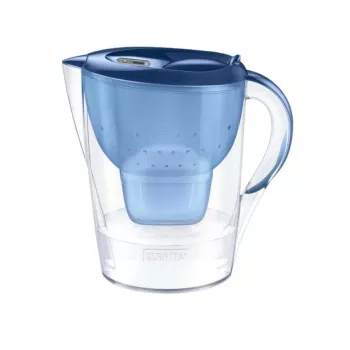 Jarro de filtragem de água Brita Marella+ com 4 cartuchos MaxtraProPP (2,4 l, azul)