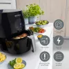 Fritadeira de ar quente Brock AFD 3502 BK 3,5L 1200W preta