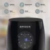 Fritadeira de ar quente Brock AFD 3502 BK 3,5L 1200W preta