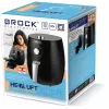 Fritadeira de ar quente Brock AFM 3501 BK 3,5L 1300-1500W preta fritadeira digital com cesto