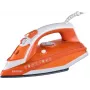 Ferro de engomar a vapor Brock BSI 5503 OR 2600W base cerâmica laranja