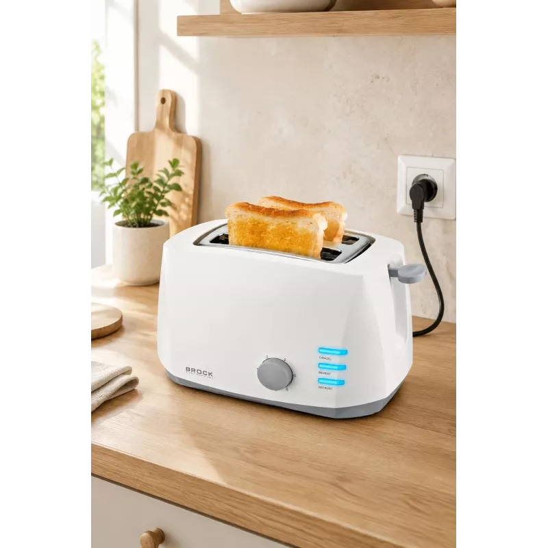 Torradeira Brock BT 1002 WH 800W, branca