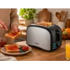 Torradeira Brock BT 1003 SS 800W, preto/aço inoxidável