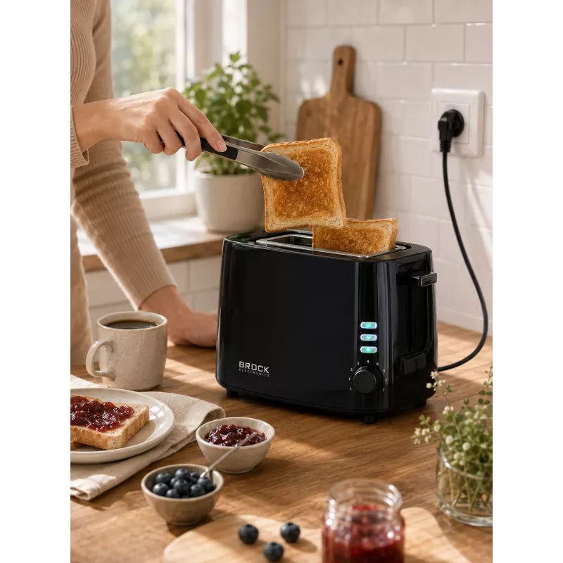 Torradeira Brock BT 1005 BK 800W, preta