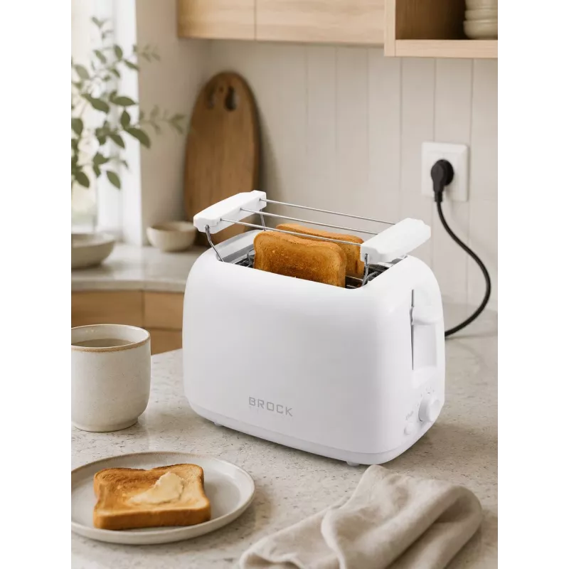 Torradeira Brock BT 1008 WH de 2 fatias 750W branca