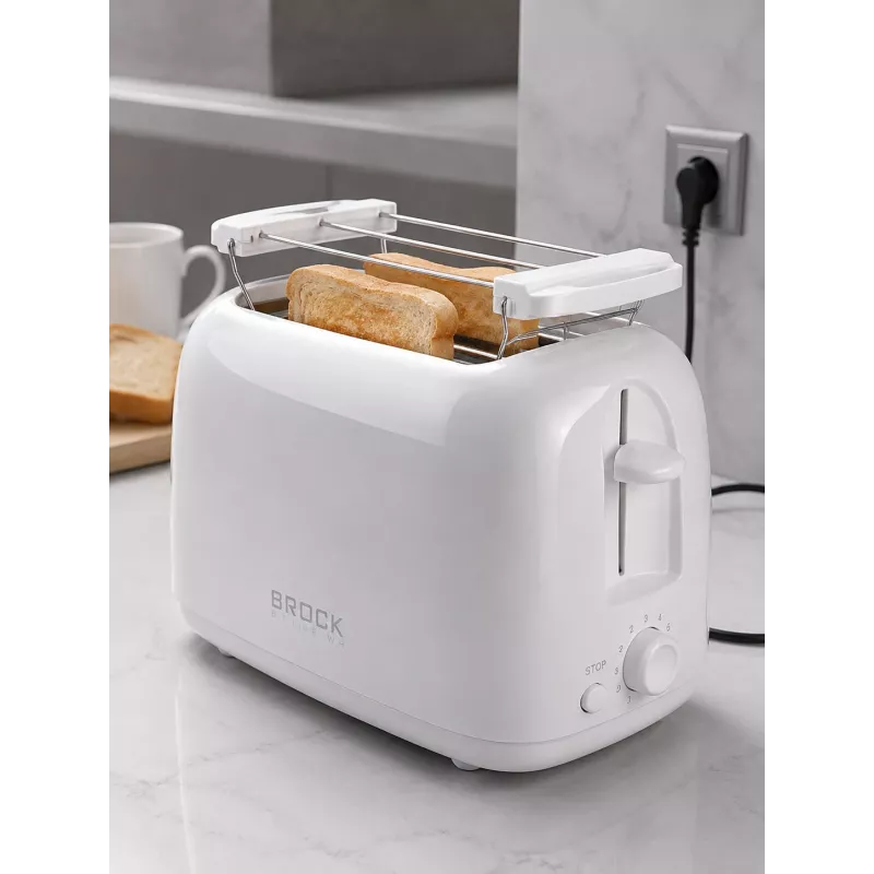 Torradeira Brock BT 1008 WH de 2 fatias 750W branca
