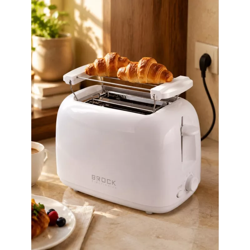 Torradeira Brock BT 1008 WH de 2 fatias 750W branca
