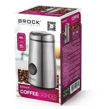 Moinho de café Brock CG 1050 SS 150W, aço inoxidável