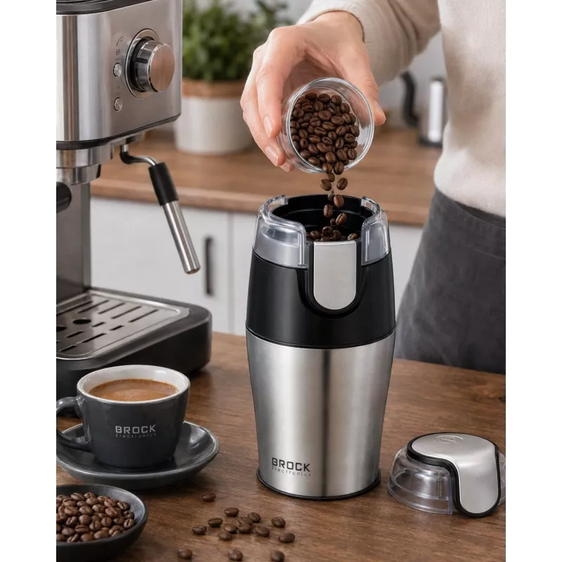 Brock CG 4050 SS moinho de café, 150 W, aço