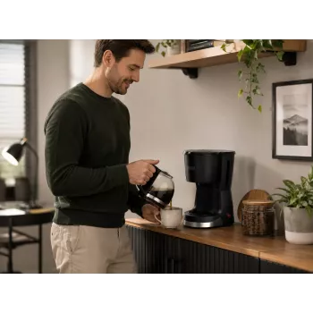 Máquina de café de filtro Brock CM 1501 SS 1,5L 915-1080W preta