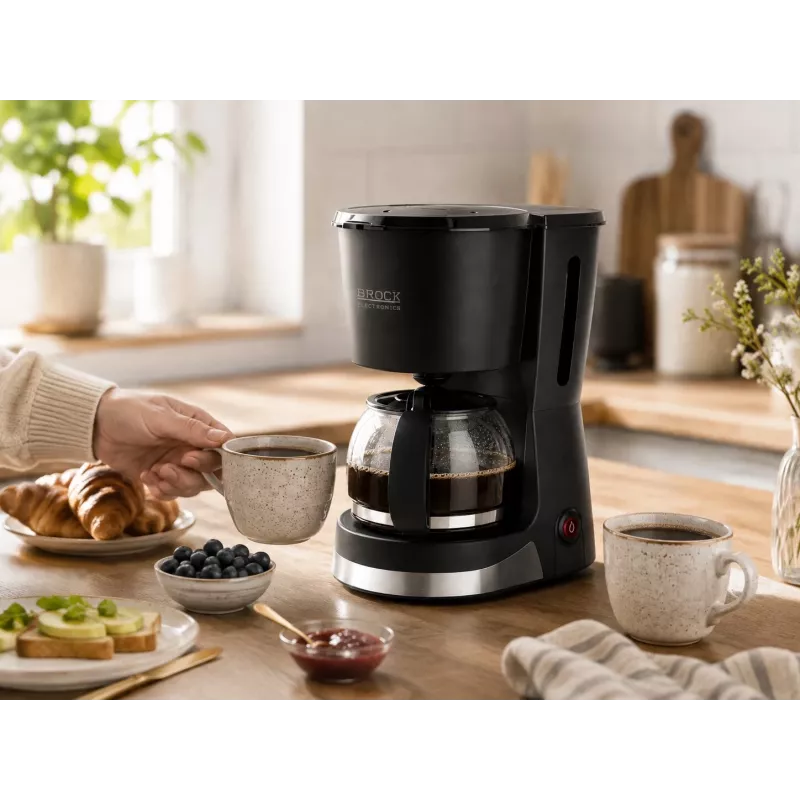 Máquina de café de filtro Brock CM 1501 SS 1,5L 915-1080W preta