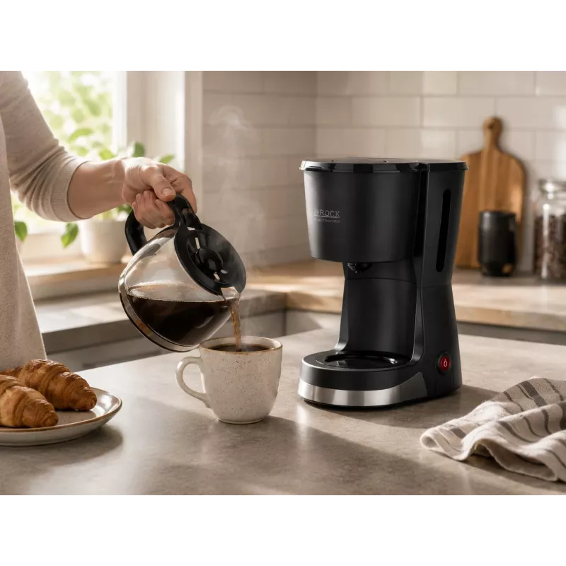 Máquina de café de filtro Brock CM 1501 SS 1,5L 915-1080W preta