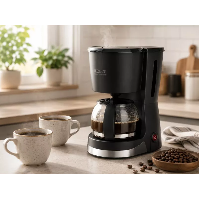 Máquina de café de filtro Brock CM 1501 SS 1,5L 915-1080W preta