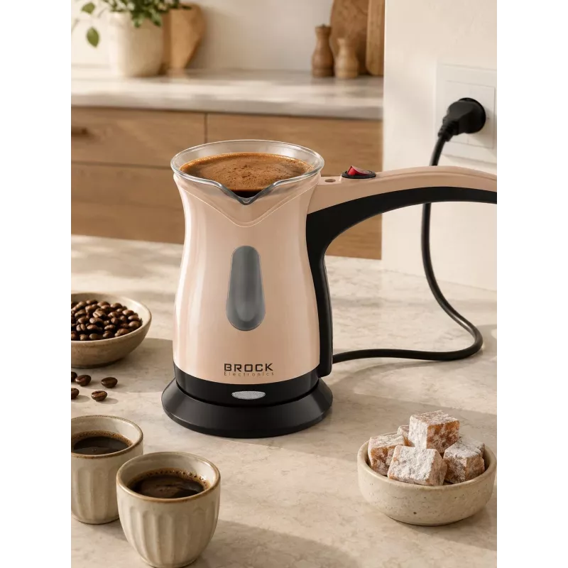 Máquina de café turco Brock ECP 106 0,5L 500W creme/preto