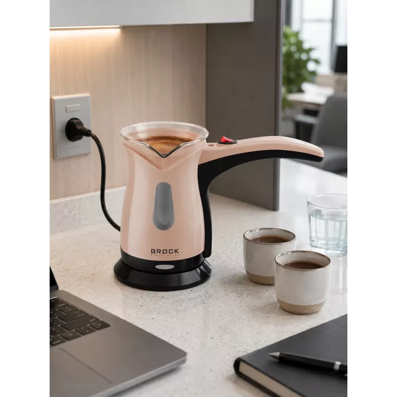 Máquina de café turco Brock ECP 106 0,5L 500W creme/preto