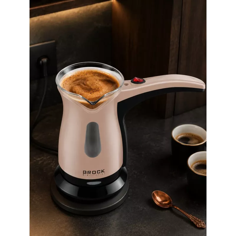Máquina de café turco Brock ECP 106 0,5L 500W creme/preto