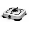 Fogão a gás Brock GS 001 W de placa única, 1,5 kW, ignição manual, aço esmaltado, branco