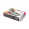 Brock GS 002 W Fogão a gás de dois bicos, branco