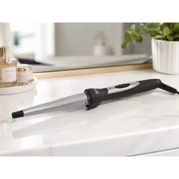 Brock HC 1325 BK Ferro de alisar cabelo 25W, preto
