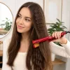 Crimper de cabelo em cerâmica Brock HC 2001 RD, 25 W, vermelho
