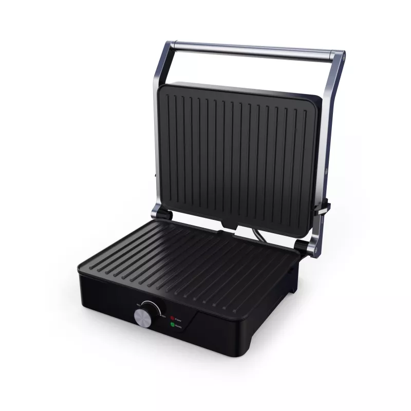 Grelhador de contacto elétrico Brock HCG 5000 SS 2000W, preto/aço