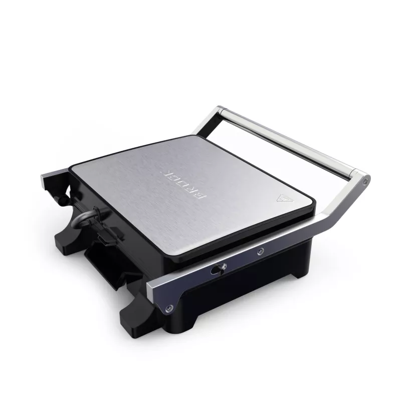 Grelhador de contacto elétrico Brock HCG 5000 SS 2000W, preto/aço