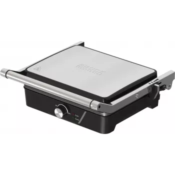 Grelhador de contacto elétrico Brock HCG 5000 SS 2000W, preto/aço
