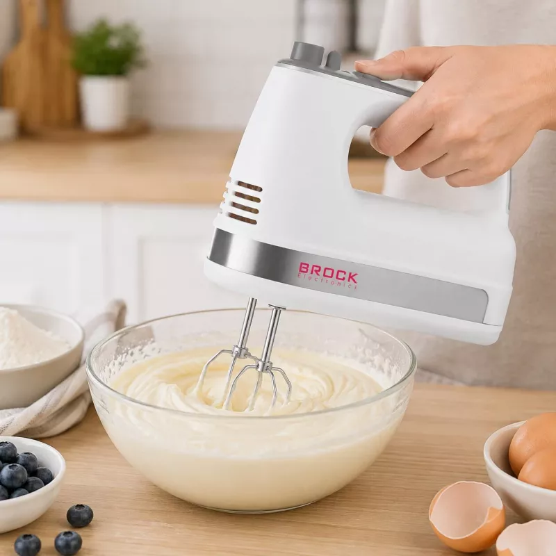 Batedeira manual Brock HM 5003 WH 300W, branca