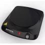 Brock HPI 3001 BK Placa de Cozinha Individual 1200W, 17,7 cm, Preto