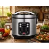 Panela elétrica multifunções Brock MC 3203 5L 900W preto/aço inoxidável